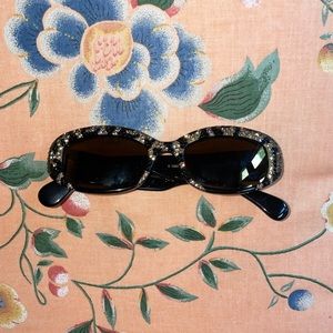 Authentic Limited Edition ESCADA Swarovski crystal tiger print sunglasses